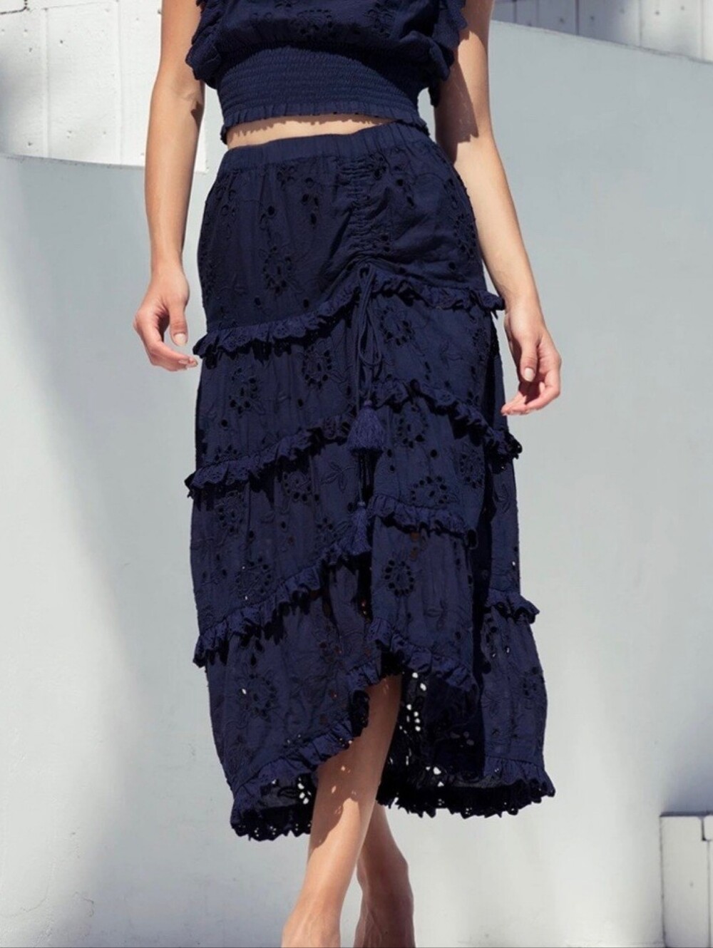 MISA Los Angeles Biata Midi Skirt EUC